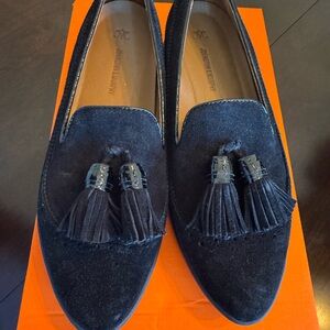 Johnston & Murphy Blk Loafers/Flats